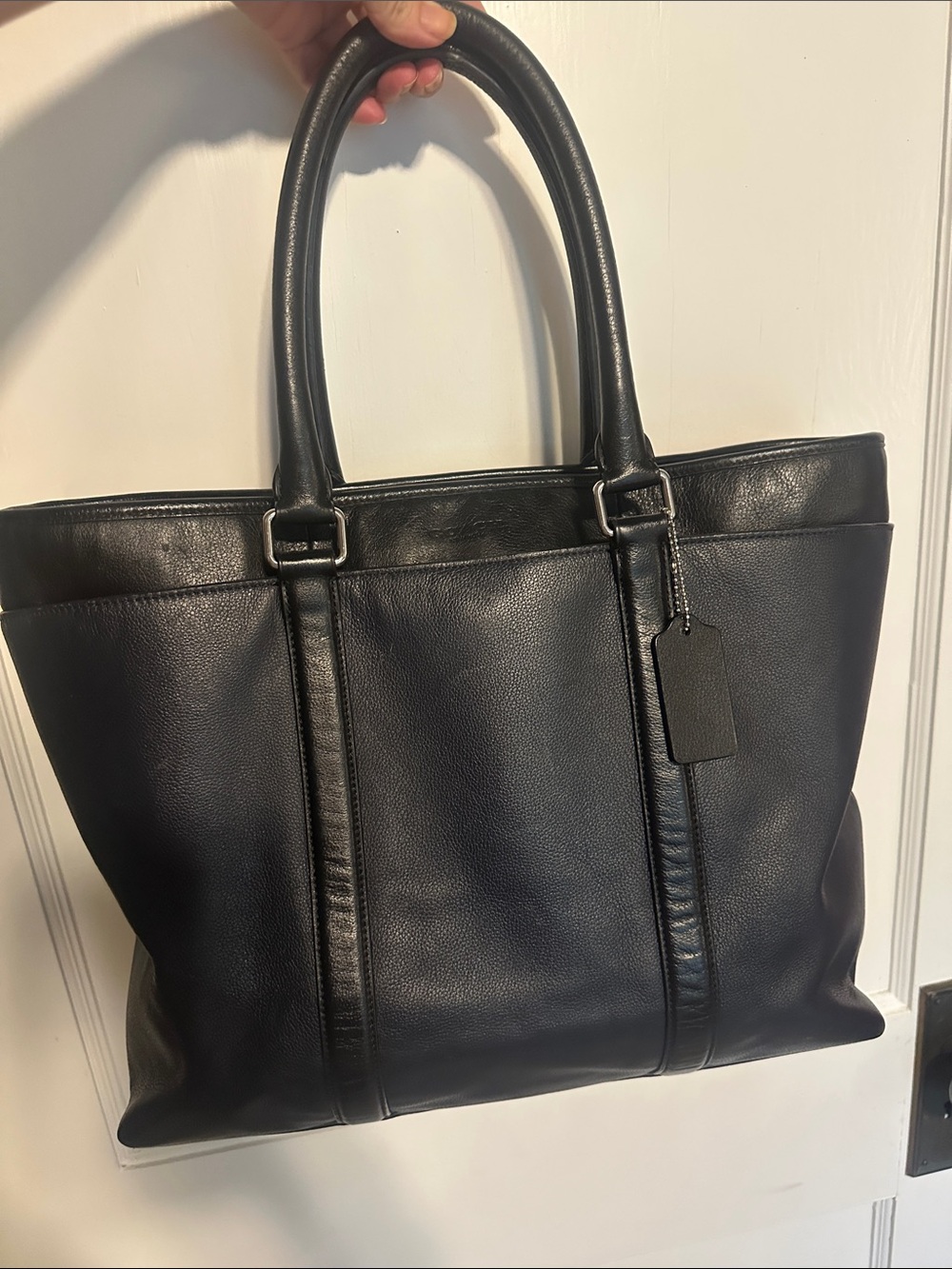 Coach Navy/Black Tote